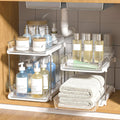2-Tier Multi-Purpose Bathroom Under Sink Organizers and Storage