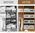 Linen Closet Organizers And Storage, 4 Pack Storage Bins Baskets for Organization